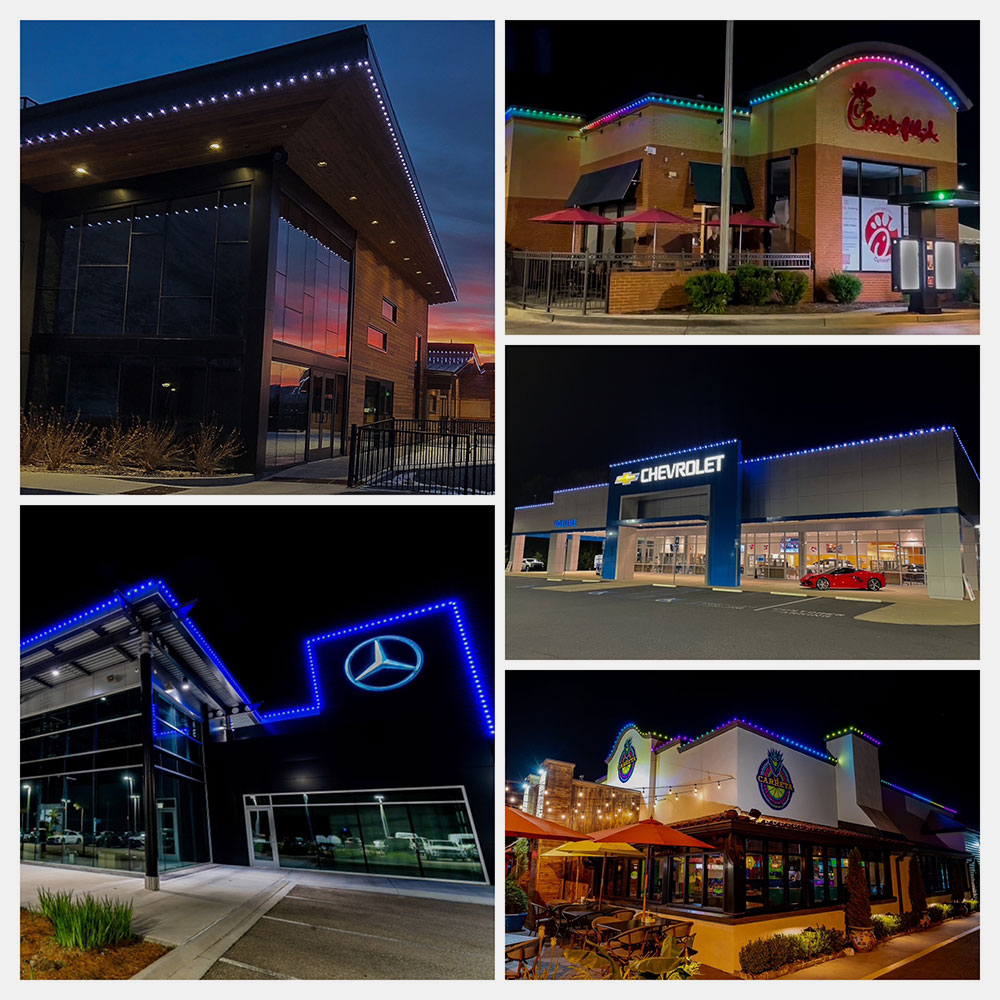 Commercial Color Chancing Lighting in San Diego