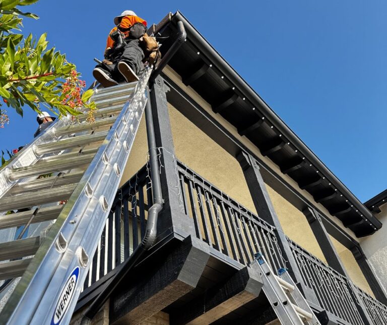 Holiday Lighting Installation