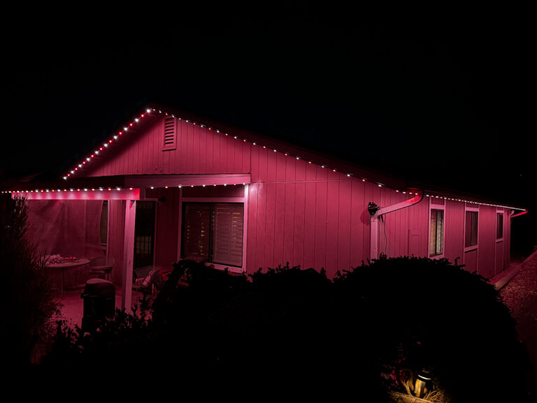 Permanent Lighting on Sides of House-3