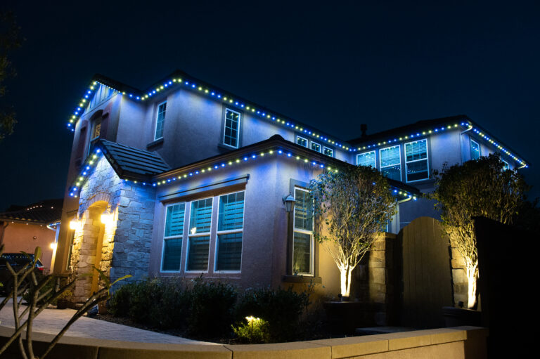 Permanent Lighting on Sides of House-6