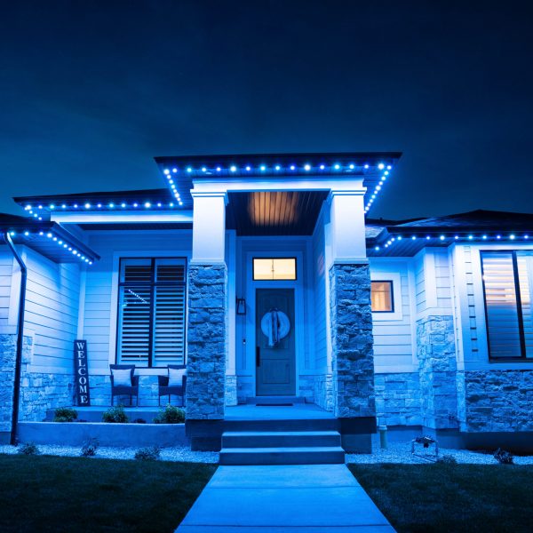 Permanent Holiday Lights San Diego - Hannukah - Blue Lights-5